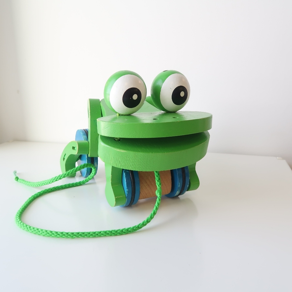 Melissa & Doug Pull Along Frog Toy